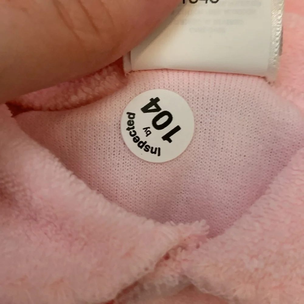 Carter’s Vintage Floral Footie Pajamas Cotton Polyester 0-3 Months Pink Purple